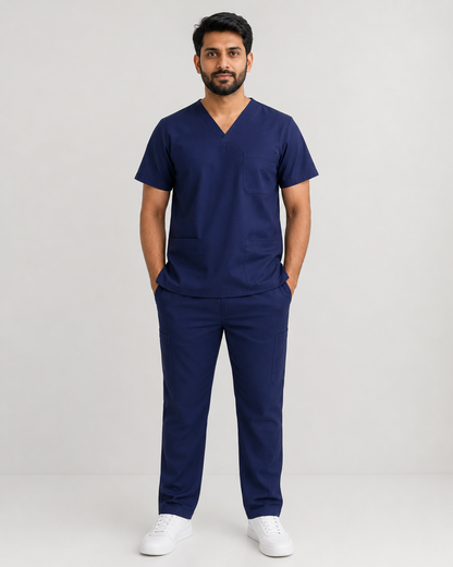 Unisex Scrubs - Navy Blue