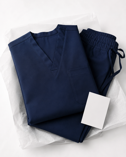 Unisex Scrubs - Navy Blue